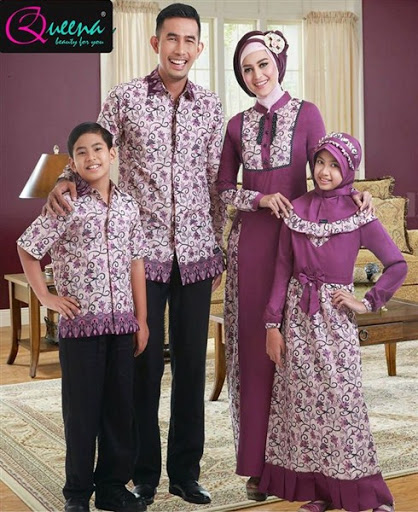 30+ Model Baju Muslim Seragam Keluarga untuk Lebaran 2018 