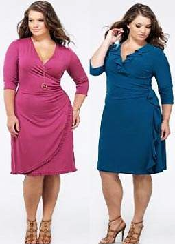 Model dress untuk badan gemuk