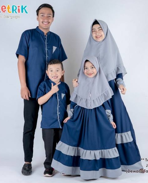 Model baju seragam keluarga simple