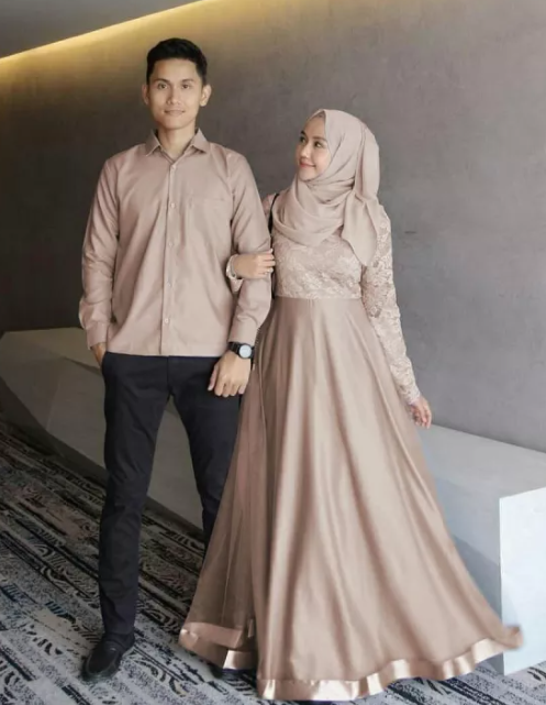 baju muslim couple mewah